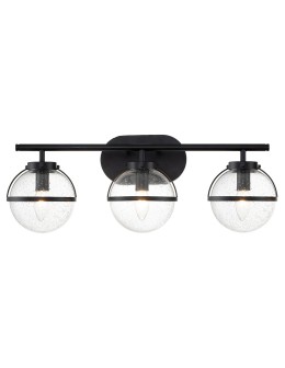 Elstead Lighting Hollis wall lamp - 3 light sources - Black IP44 HK-HOLLIS3-C-BK-BATH