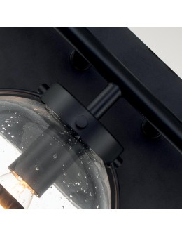 Elstead Lighting Hollis wall lamp - 3 light sources - Black IP44 HK-HOLLIS3-C-BK-BATH - product 2
