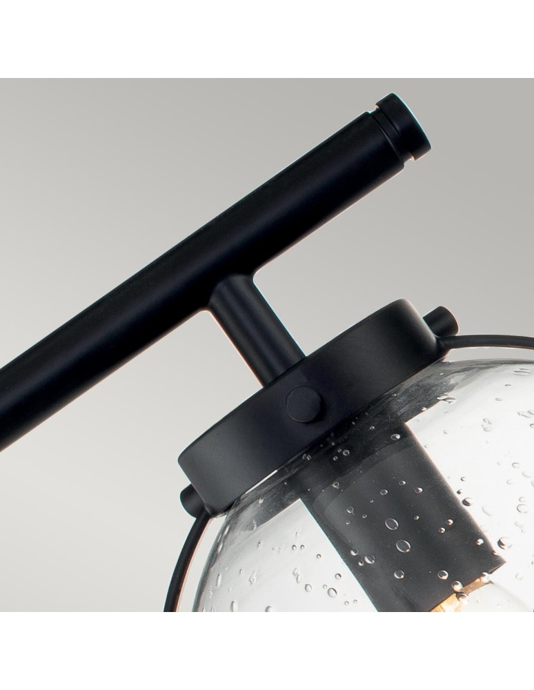 Elstead Lighting Kinkiet Hollis - 3 źródła światła - Czarny IP44 HK-HOLLIS3-C-BK-BATH