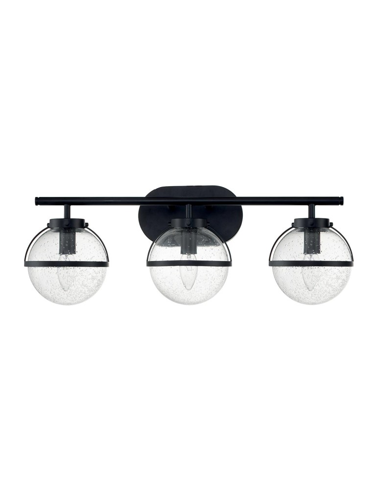 Elstead Lighting Kinkiet Hollis - 3 źródła światła - Czarny IP44 HK-HOLLIS3-C-BK-BATH