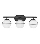 Bathroom wall lamps - Elstead Lighting Hollis wall lamp - 3 light sources - Black IP44 HK-HOLLIS3-O-BK-BATH - product 1
