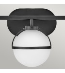 Bathroom wall lamps - Elstead Lighting Hollis wall lamp - 3 light sources - Black IP44 HK-HOLLIS3-O-BK-BATH - product 2