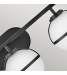 Bathroom wall lamps - Elstead Lighting Hollis wall lamp - 3 light sources - Black IP44 HK-HOLLIS3-O-BK-BATH - product 4