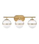 Bathroom wall lamps - Elstead Lighting Hollis wall lamp - 3 light sources - Old brass IP44 HK-HOLLIS3-O-HB-BATH - product 1