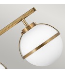 Elstead Lighting Kinkiet Hollis - 3 źródła światła - Stary mosiądz IP44 HK-HOLLIS3-O-HB-BATH