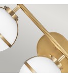 Elstead Lighting Kinkiet Hollis - 3 źródła światła - Stary mosiądz IP44 HK-HOLLIS3-O-HB-BATH