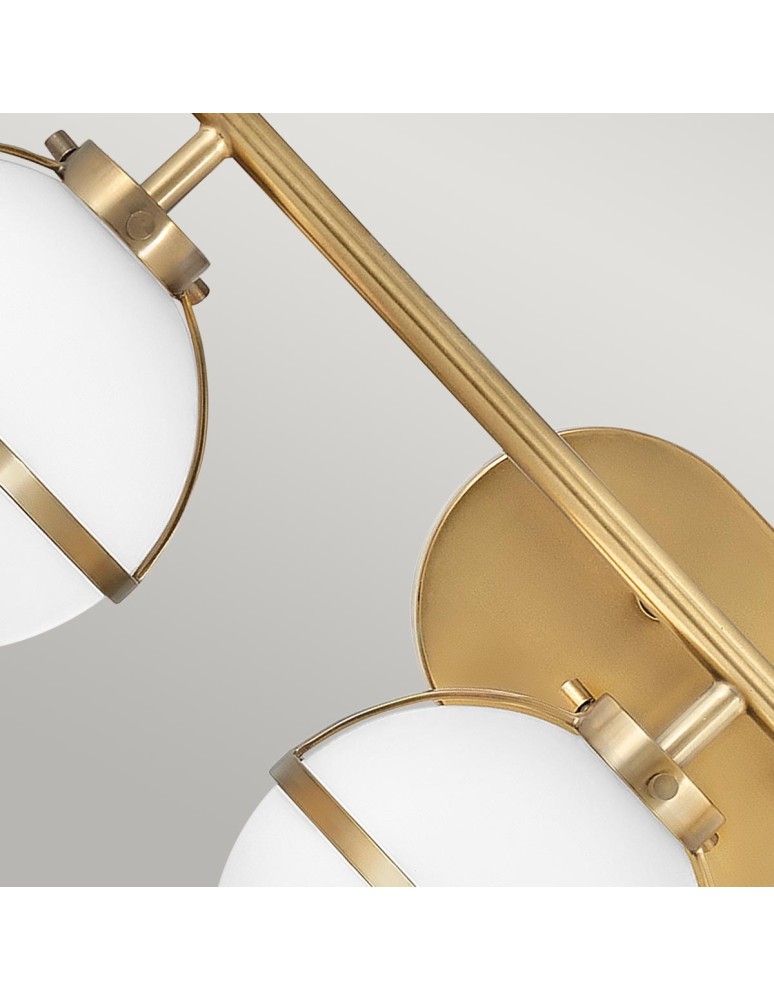 Elstead Lighting Kinkiet Hollis - 3 źródła światła - Stary mosiądz IP44 HK-HOLLIS3-O-HB-BATH