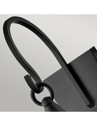 Elstead Lighting Duża latarnia naścienna Huntersfield - 3 źródła światła IP44 HK-HUNTERSFIELD2-L-BK - produkt 2