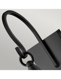 Elstead Lighting Duża latarnia naścienna Huntersfield - 3 źródła światła IP44 HK-HUNTERSFIELD2-L-BK - produkt 2