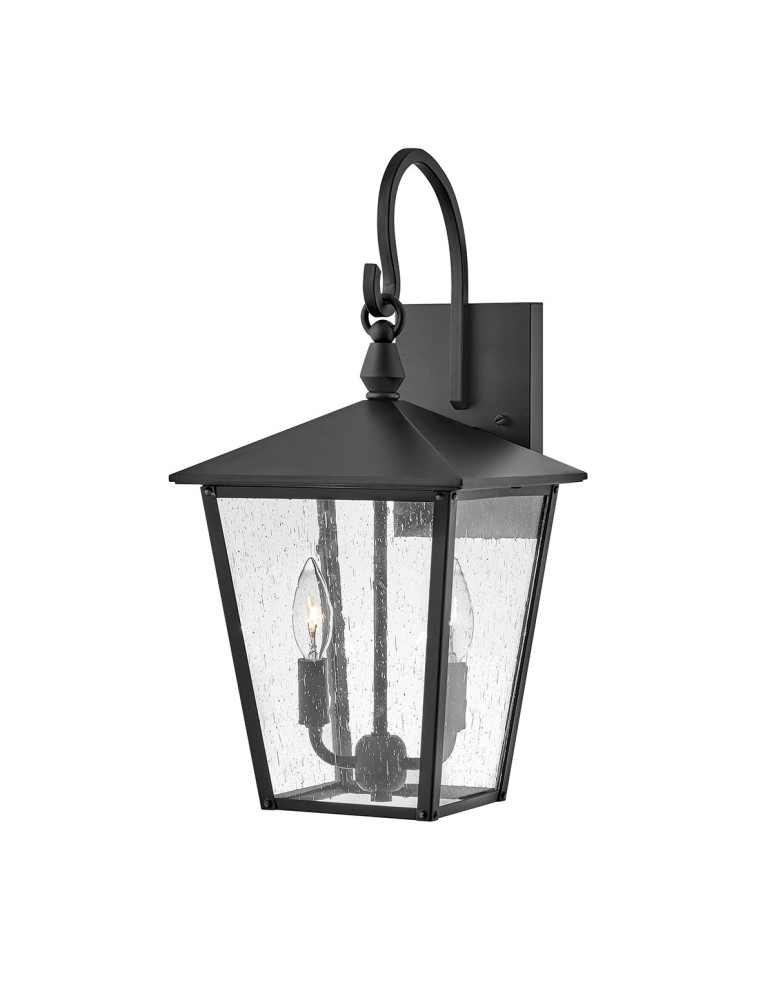 Outdoor wall lamps - Elstead Lighting Huntersfield medium wall lantern - 2 light sources IP44 HK-HUNTERSFIELD2-M-BK - product kolory-swiatla.pl 1
