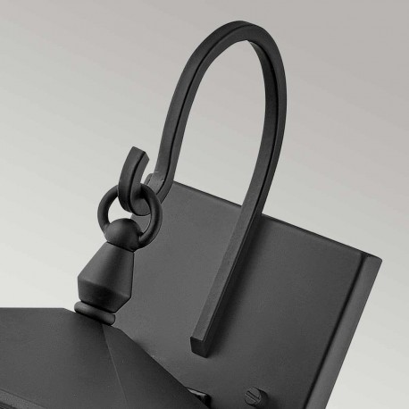 Elstead Lighting Mała latarnia naścienna Huntersfield - 1 źródło światła IP44 HK-HUNTERSFIELD2-S-BK