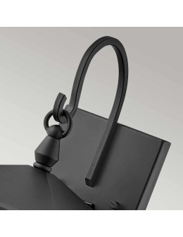 Elstead Lighting Mała latarnia naścienna Huntersfield - 1 źródło światła IP44 HK-HUNTERSFIELD2-S-BK - produkt 2