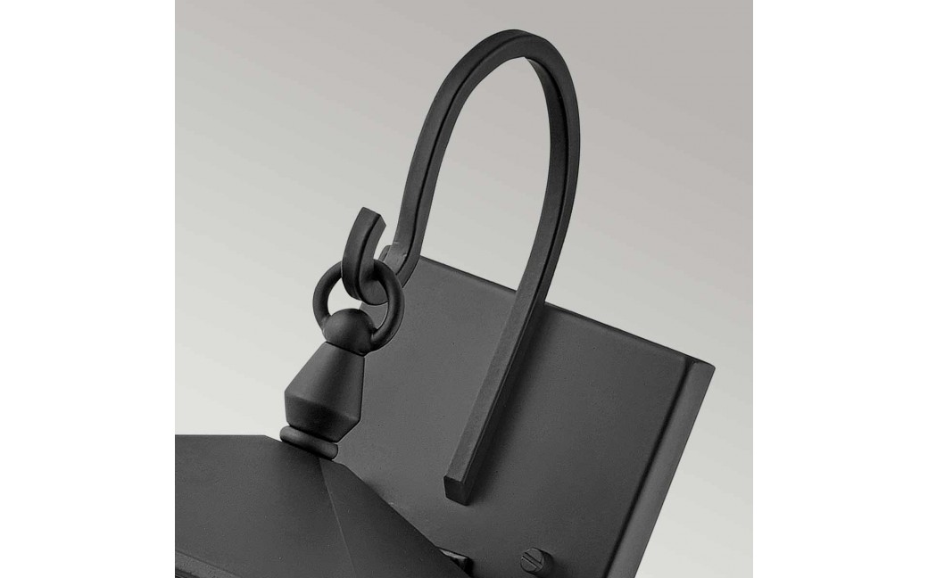 Elstead Lighting Mała latarnia naścienna Huntersfield - 1 źródło światła IP44 HK-HUNTERSFIELD2-S-BK