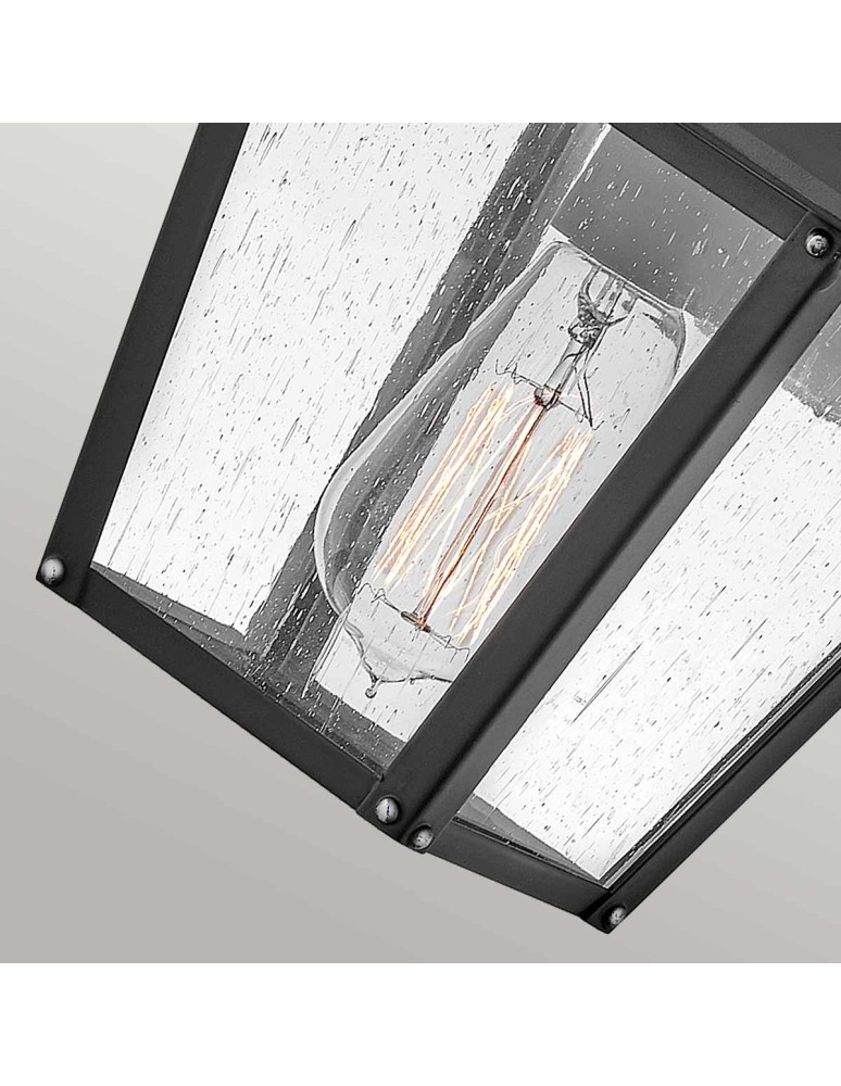 Outdoor wall lamps - Elstead Lighting Huntersfield small wall lantern - 1 light source IP44 HK-HUNTERSFIELD2-S-BK - product kolory-swiatla.pl 4
