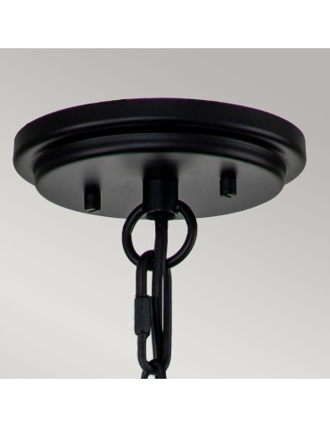 Elstead Lighting Huntersfield large pendant lantern - 3 light sources IP44 HK-HUNTERSFIELD8-L-BK - product 2