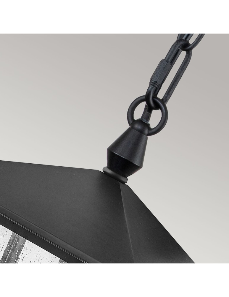 Outdoor pendant lamps - Elstead Lighting Huntersfield large pendant lantern - 3 light sources IP44 HK-HUNTERSFIELD8-L-BK - product kolory-swiatla.pl 3