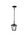 Elstead Lighting Mała latarnia wisząca Huntersfield - 1 źródło światła IP44 HK-HUNTERSFIELD8-S-BK
