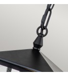 Outdoor pendant lamps - Elstead Lighting Huntersfield small pendant lantern - 1 light source IP44 HK-HUNTERSFIELD8-S-BK - product 4