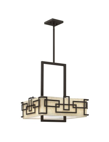 Elstead Lighting Lampa wisząca Lanza - 3 źródła światła - Olejowany brąz HK-LANZA-P-L