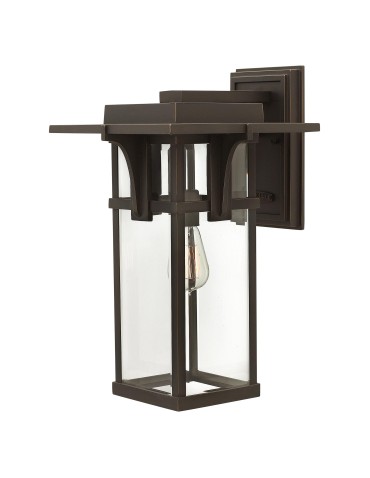 Elstead Lighting Large Manhattan wall lantern - 1 light source IP44 HK-MANHATTAN2-L
