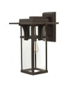 Elstead Lighting Large Manhattan wall lantern - 1 light source IP44 HK-MANHATTAN2-L