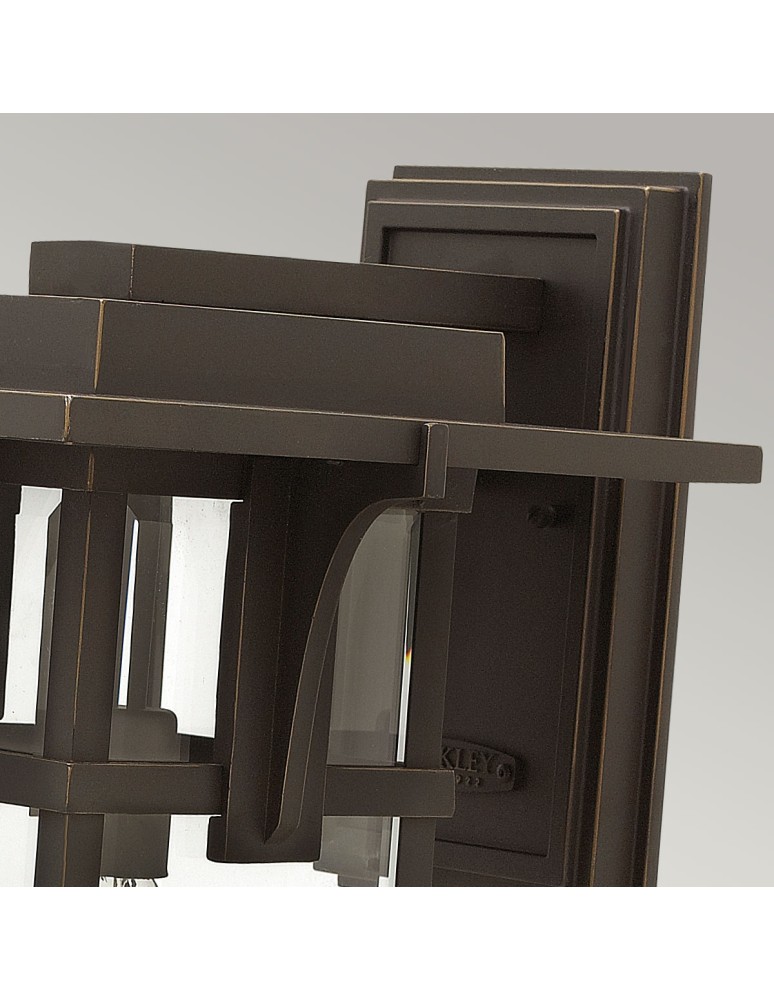 Outdoor wall lamps - Elstead Lighting Large Manhattan wall lantern - 1 light source IP44 HK-MANHATTAN2-L - product kolory-swiatla.pl 2