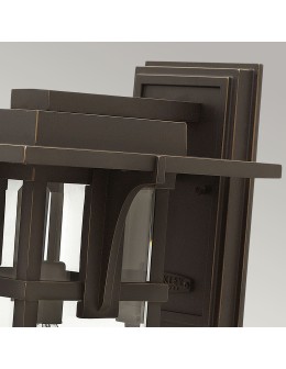 Elstead Lighting Large Manhattan wall lantern - 1 light source IP44 HK-MANHATTAN2-L - product 2