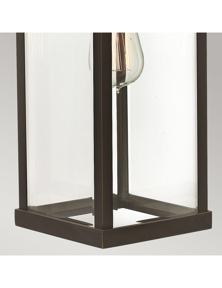 Outdoor wall lamps - Elstead Lighting Large Manhattan wall lantern - 1 light source IP44 HK-MANHATTAN2-L - product kolory-swiatla.pl 4