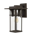 Outdoor wall lamps - Elstead Lighting Manhattan medium wall lantern - 1 light source IP44 HK-MANHATTAN2-M - product 1