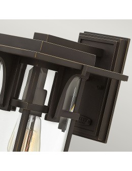 Elstead Lighting Średnia latarnia naścienna Manhattan - 1 źródło światła IP44 HK-MANHATTAN2-M - produkt 2