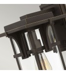 Elstead Lighting Średnia latarnia naścienna Manhattan - 1 źródło światła IP44 HK-MANHATTAN2-M