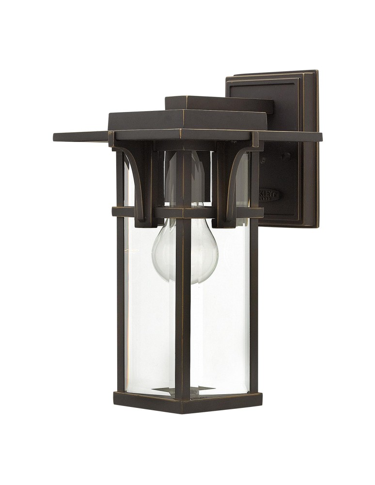 Outdoor wall lamps - Elstead Lighting Manhattan small wall lantern - 1 light source IP44 HK-MANHATTAN2-S - product kolory-swiatla.pl 1