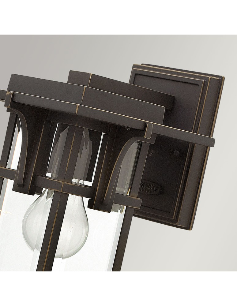 Outdoor wall lamps - Elstead Lighting Manhattan small wall lantern - 1 light source IP44 HK-MANHATTAN2-S - product kolory-swiatla.pl 2