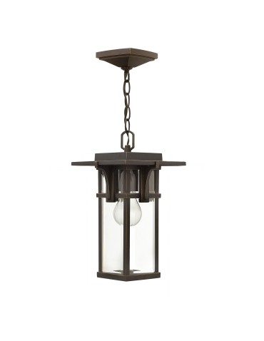 Elstead Lighting Manhattan pendant lantern - 1 light source IP23 HK-MANHATTAN8-S