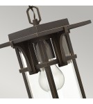 Outdoor pendant lamps - Elstead Lighting Manhattan pendant lantern - 1 light source IP23 HK-MANHATTAN8-S - product 3