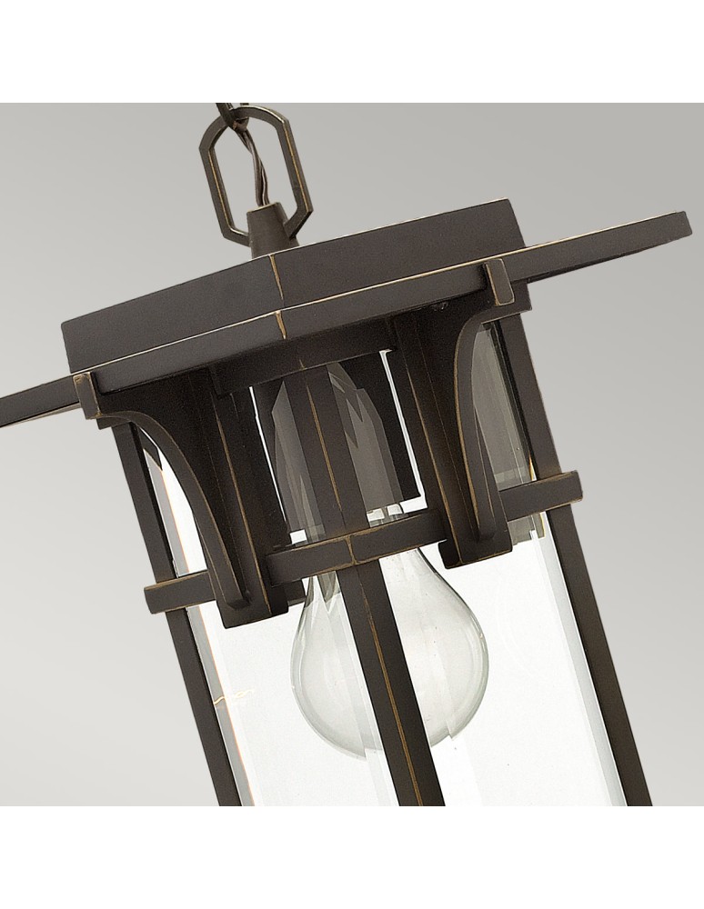 Outdoor pendant lamps - Elstead Lighting Manhattan pendant lantern - 1 light source IP23 HK-MANHATTAN8-S - product kolory-swiatla.pl 3