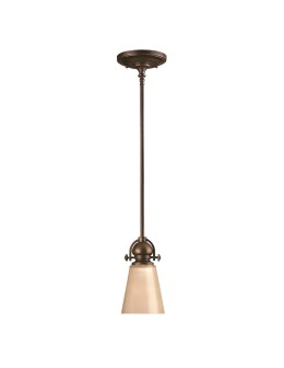 Elstead Lighting Mała lampa wisząca Mayflower - 1 źródło światła HK-MAYFLOWER-P-A
