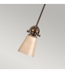 Elstead Lighting Mała lampa wisząca Mayflower - 1 źródło światła HK-MAYFLOWER-P-A