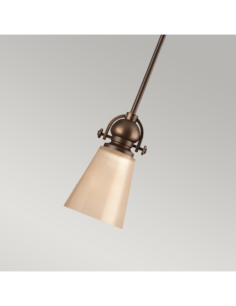 Elstead Lighting Mała lampa wisząca Mayflower - 1 źródło światła HK-MAYFLOWER-P-A