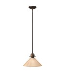 Elstead Lighting Mała lampa wisząca Mayflower - 1 źródło światła HK-MAYFLOWER-P-B
