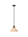 Elstead Lighting Mała lampa wisząca Mayflower - 1 źródło światła HK-MAYFLOWER-P-B