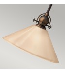 Pendant lamps - Elstead Lighting Mayflower small pendant lamp - 1 light source HK-MAYFLOWER-P-B - product 3