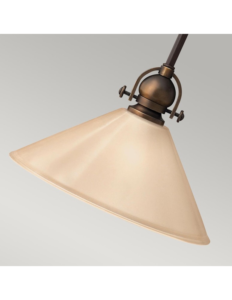 Elstead Lighting Mała lampa wisząca Mayflower - 1 źródło światła HK-MAYFLOWER-P-B