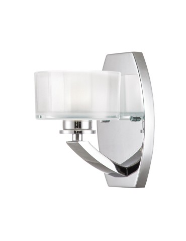 Elstead Lighting Kinkiet Meridian - 1 źródło światła - Polerowany chrom IP44 HK-MERIDIAN1-BATH-PC
