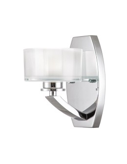 Elstead Lighting Kinkiet Meridian - 1 źródło światła - Polerowany chrom IP44 HK-MERIDIAN1-BATH-PC