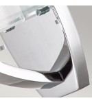 Bathroom wall lamps - Elstead Lighting Meridian wall lamp - 1 light source - Polished chrome IP44 HK-MERIDIAN1-BATH-PC - product 4