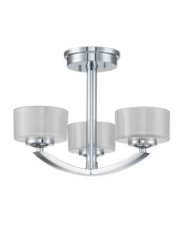 Elstead Lighting Półplafon Meridian - 3 źródła światła - Polerowany chrom IP44 HK-MERIDIAN-SF-BATH-PC - produkt 2
