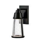 Outdoor wall lamps - Elstead Lighting LED Miles wall lantern - 1 light source - Black IP44 HK-MILES-BK - product 1