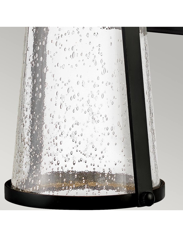 Outdoor wall lamps - Elstead Lighting LED Miles wall lantern - 1 light source - Black IP44 HK-MILES-BK - product kolory-swiatla.pl 4