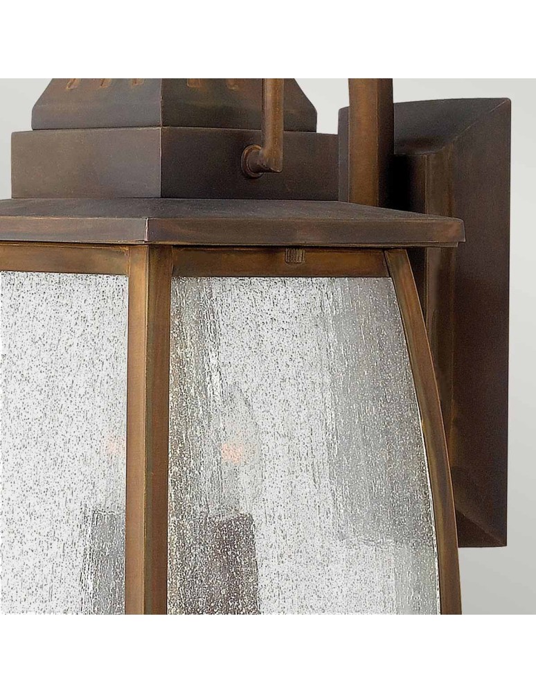 Outdoor wall lamps - Elstead Lighting Small wall lantern Montauk - 2 light sources IP44 HK-MONTAUK-M - product kolory-swiatla.pl 3